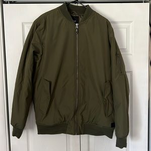 Green Bomber size large made by vans